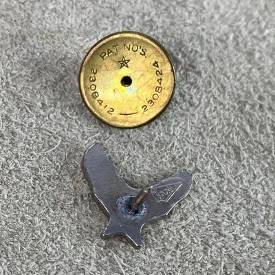 WWII San Antonio Air Depot SAAD AAF Honorable Discharge Wings Pin 