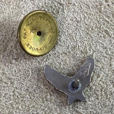 WWII San Antonio Air Depot SAAD AAF Honorable Discharge Wings Pin 