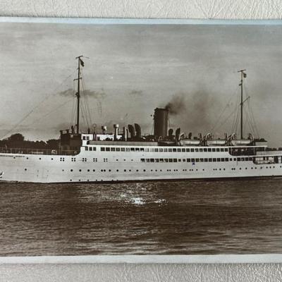rppc M.S. HANSESTADT DANZIG NORDDEUTSCHER LLOYD BREMEN 