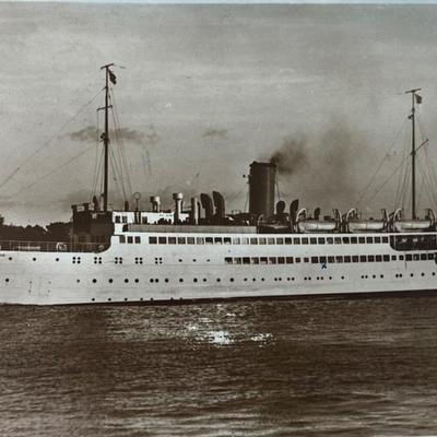 rppc M.S. HANSESTADT DANZIG NORDDEUTSCHER LLOYD BREMEN 