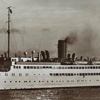 rppc M.S. HANSESTADT DANZIG NORDDEUTSCHER LLOYD BREMEN 