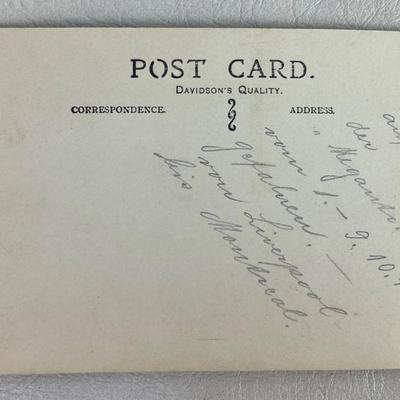 rppc S.S. MEGANTIC WHITE STAR LINE PHOTO POSTCARD