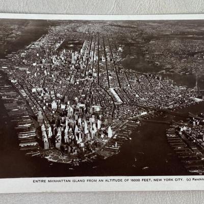rppc NEW YORK CITY UNUSUAL PHOTOGRAPHS REPRODUCTION CO 1930s 