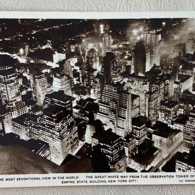 rppc NEW YORK CITY UNUSUAL PHOTOGRAPHS REPRODUCTION CO 1930s 