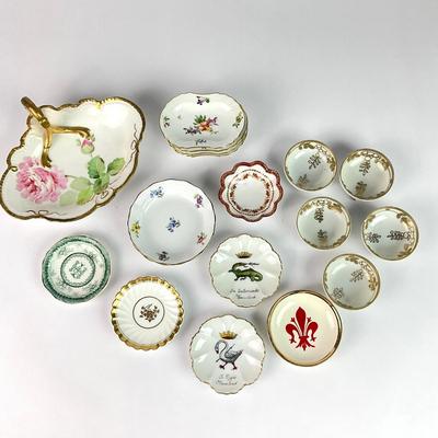 D169 Miniature Hand-Painted Serving Dish Lot