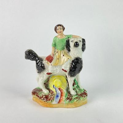 PR 175 Lot of Staffordshire Porcelain Dog Statues