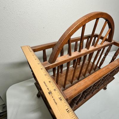 Lot 376 Maple Magazine Rack