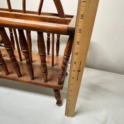 Lot 376 Maple Magazine Rack