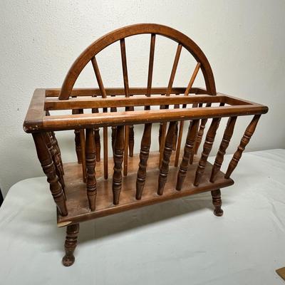 Lot 376 Maple Magazine Rack
