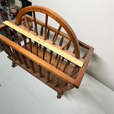Lot 376 Maple Magazine Rack