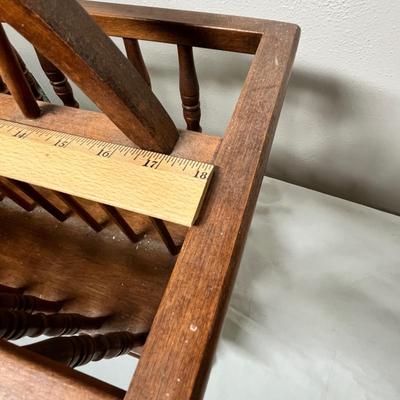 Lot 376 Maple Magazine Rack