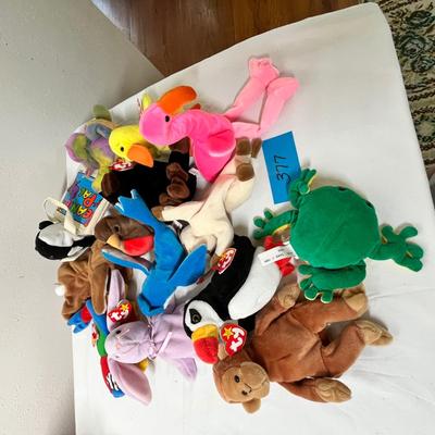 Lot 377 Beanie Babies