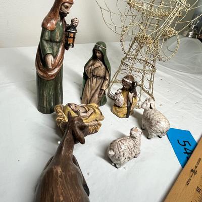 Lot 380 Nativity set