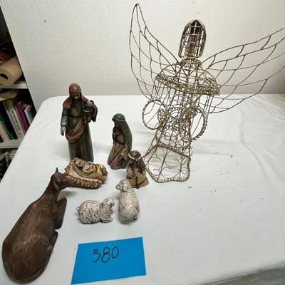 Lot 380 Nativity set