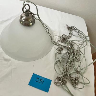 Lot 381 Hanging lamp