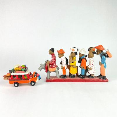 D178 Vintage Brazillian & Colombian Folk Art Figurines