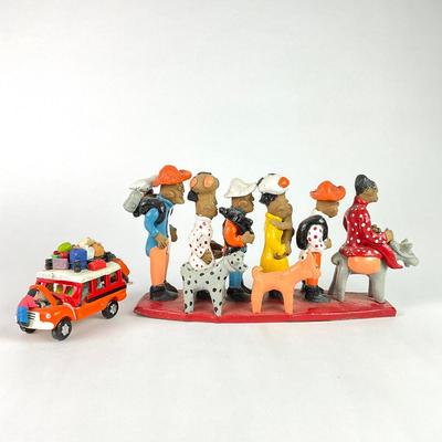 D178 Vintage Brazillian & Colombian Folk Art Figurines