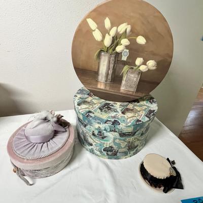 Lot 383 Decorative Hat boxes
