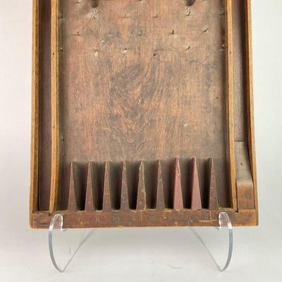 Pr 180 Antique Pinball Board And Small Puzzle Game