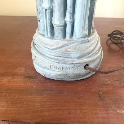 B189 Signed Hand-Made Earl Chapman Lamp