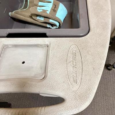 Sale Photo Thumbnail #457: Includes new pair of gauntlet-style garden gloves.