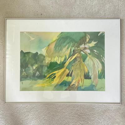 197 Original Signed Watercolor By Anne Lyons