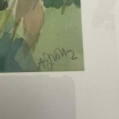 197 Original Signed Watercolor By Anne Lyons