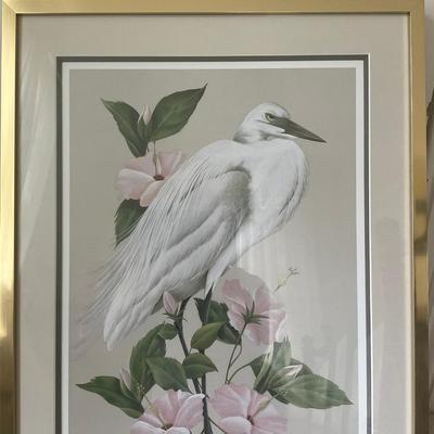 200 Art Lamay Signed #159/3500 "Marsh Lady (American Egret)" Lithograph