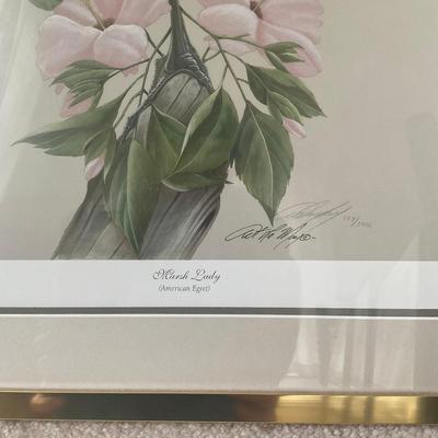 200 Art Lamay Signed #159/3500 "Marsh Lady (American Egret)" Lithograph