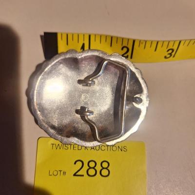 Sale Photo Thumbnail #613: Buckle- small belt buckle- not sterling, no markings for precious metal.