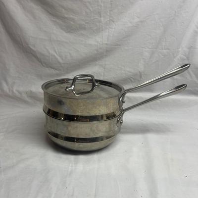 All Clad Steamer, Rancher Roaster Pan & Large Pot Srt-MG)