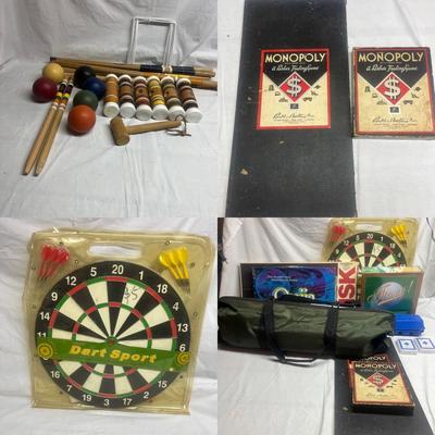 Eddie Bauer Croquet Set, Monopoly & More Games (SRF-MG)