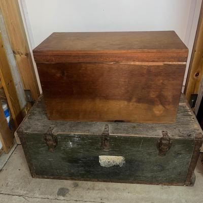 Wooden Trunk & Box (SRB-MG)
