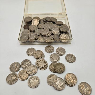 LOT 31: Buffalo Nickel Collection w/ Incomplete Booklet 1913-1938