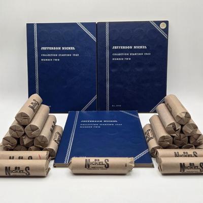 LOT 33: Big Collection of Jefferson Nickels