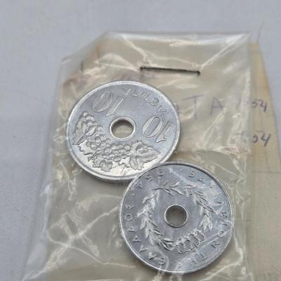 LOT 34: International Currency Collection - Coins and Paper Money Many Different Countries