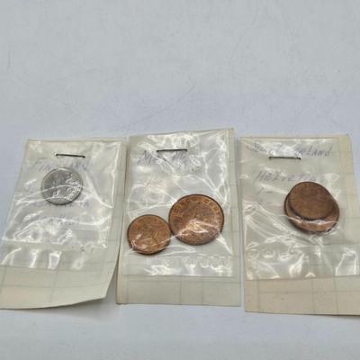 LOT 34: International Currency Collection - Coins and Paper Money Many Different Countries
