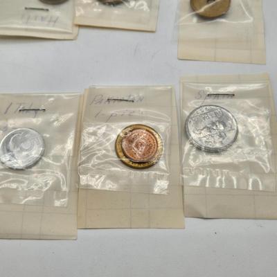 LOT 34: International Currency Collection - Coins and Paper Money Many Different Countries