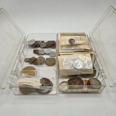 LOT 34: International Currency Collection - Coins and Paper Money Many Different Countries