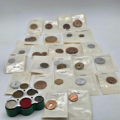 LOT 34: International Currency Collection - Coins and Paper Money Many Different Countries