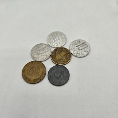 LOT 34: International Currency Collection - Coins and Paper Money Many Different Countries