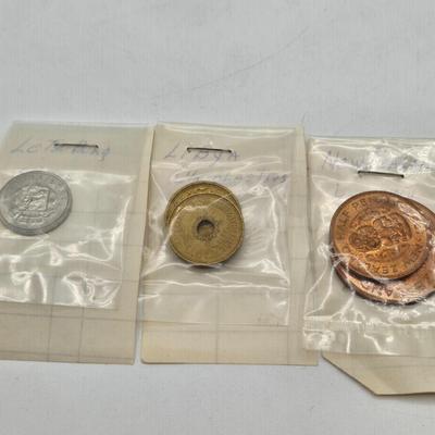 LOT 34: International Currency Collection - Coins and Paper Money Many Different Countries