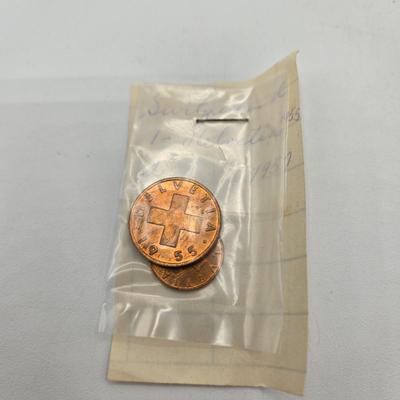 LOT 34: International Currency Collection - Coins and Paper Money Many Different Countries