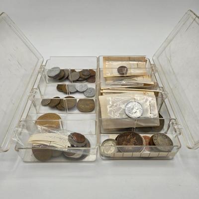 LOT 34: International Currency Collection - Coins and Paper Money Many Different Countries