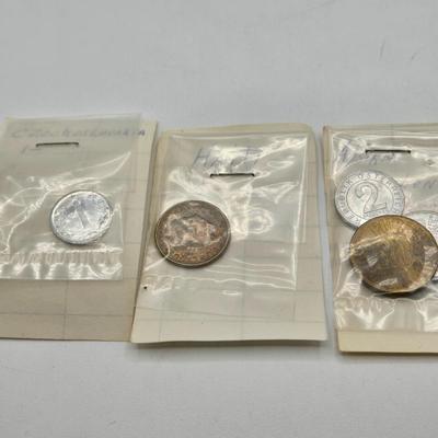 LOT 34: International Currency Collection - Coins and Paper Money Many Different Countries