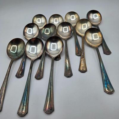 LOT 35: Multiple Pieces of Silver Plated Flat Wear