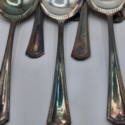 LOT 35: Multiple Pieces of Silver Plated Flat Wear