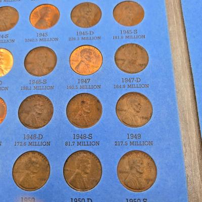 LOT 36:Big Penny Collection - Wheat Pennies and More