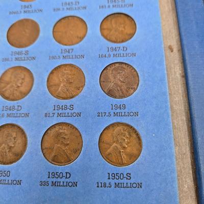 LOT 36:Big Penny Collection - Wheat Pennies and More