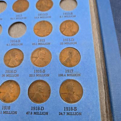 LOT 36:Big Penny Collection - Wheat Pennies and More